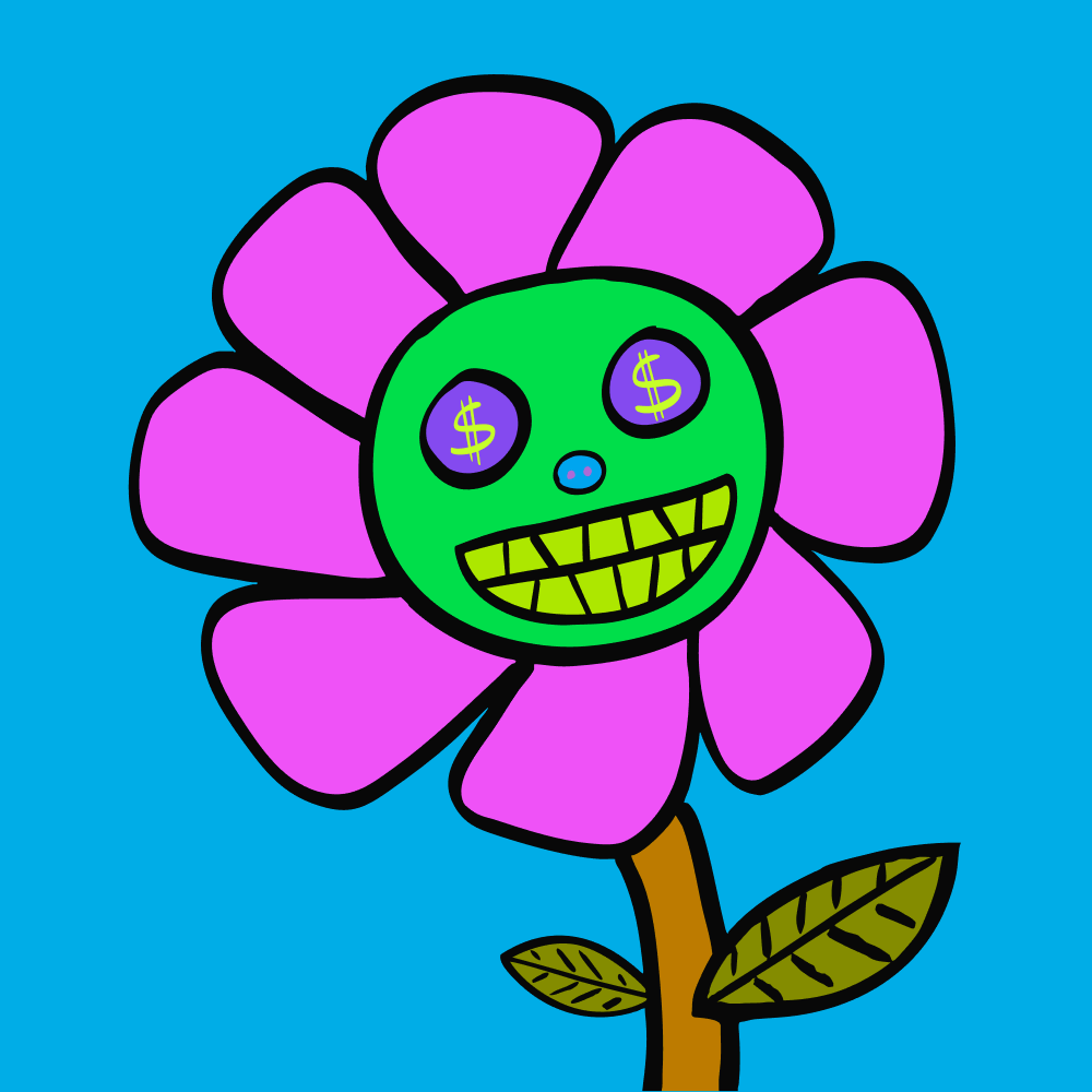 FloraPop Studio animated flower art